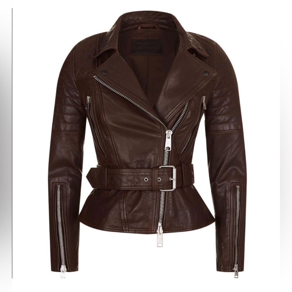 All Saints leather jacket
